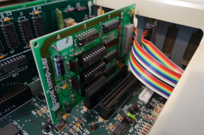 Special DuoDisk controller card, compatible only with the DuoDisk drive. 